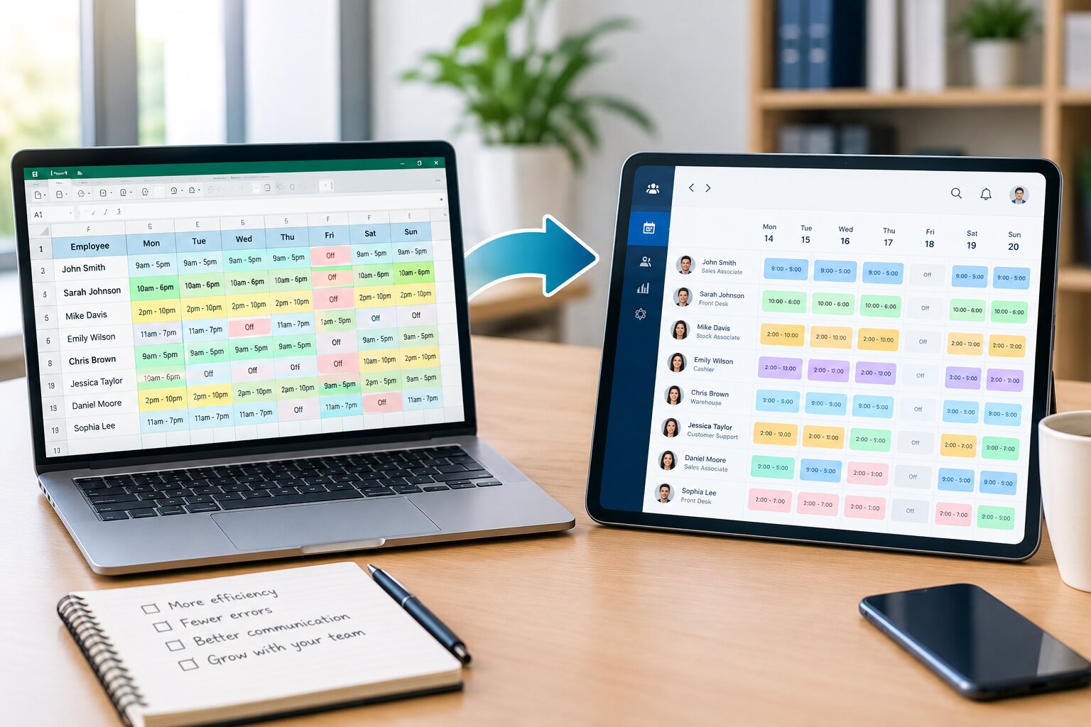 When Should You Replace Your Employee Scheduling Spreadsheet?
